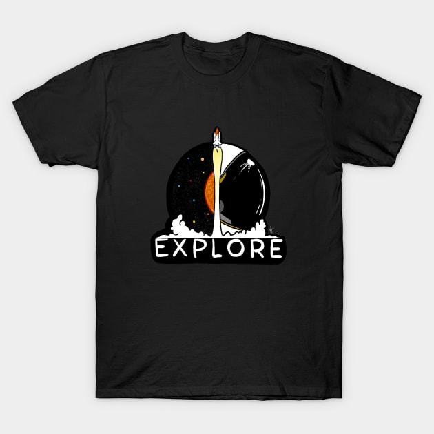 Explore T-Shirt by randamuART